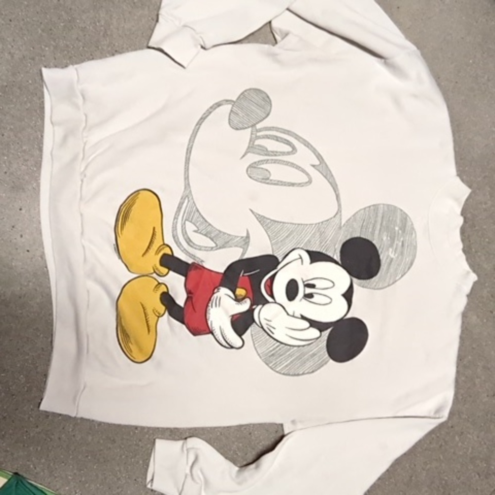 Lot 5 Disney sweatshirt, 3 recycle bags, & 1 Disney bucket - Picture 2 of 8